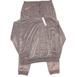 DKNY Women's Stretch Velour 2 Piece Lounge Set SIZE - Extra Large