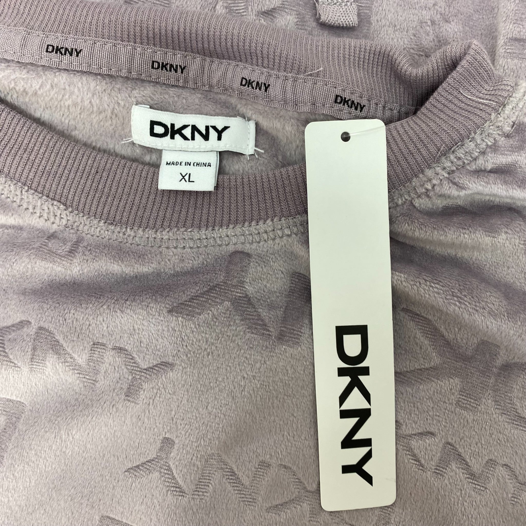 DKNY Women's Stretch Velour 2 Piece Lounge Set SIZE - Extra Large