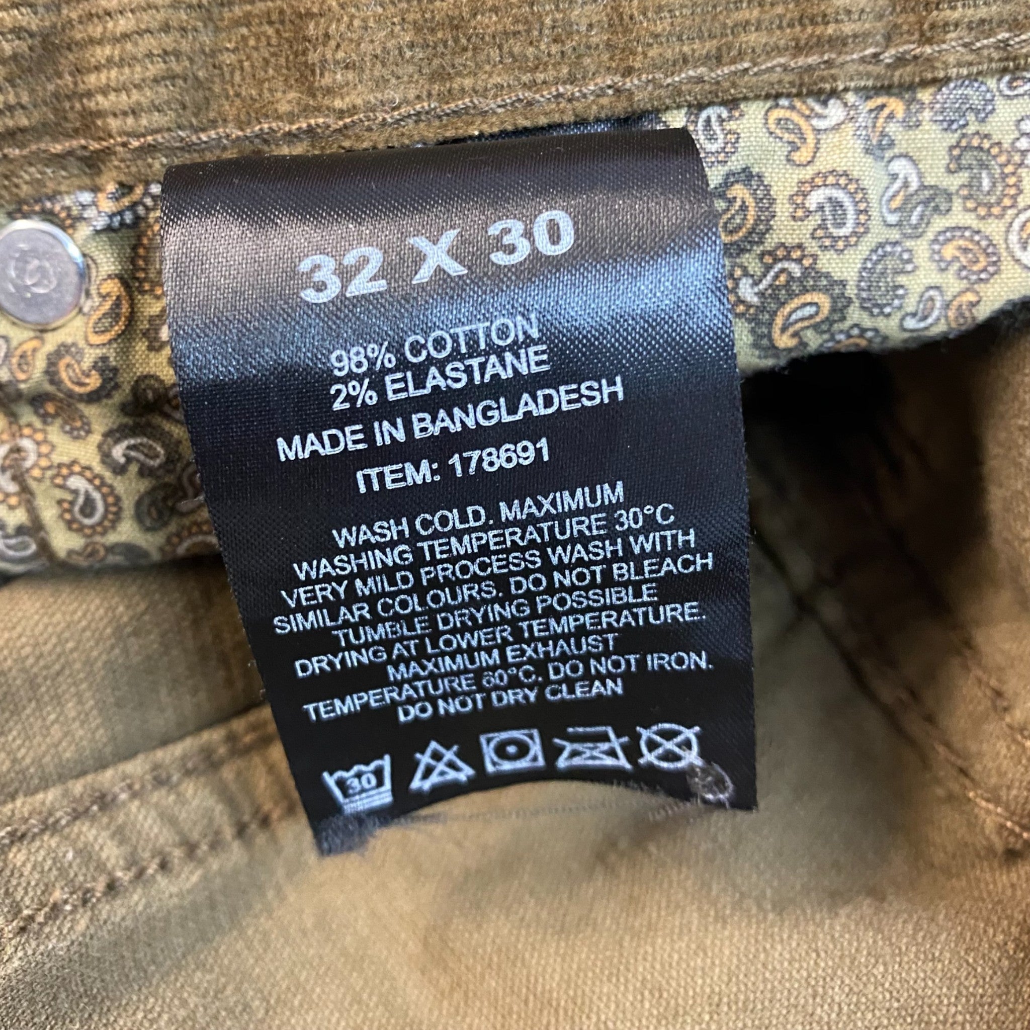 English Laundry Men's Corduroy Jeans SIZE - 32