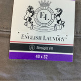 English Laundry Men's Straight Fit 5 Pocket Pants SIZE - 40x32