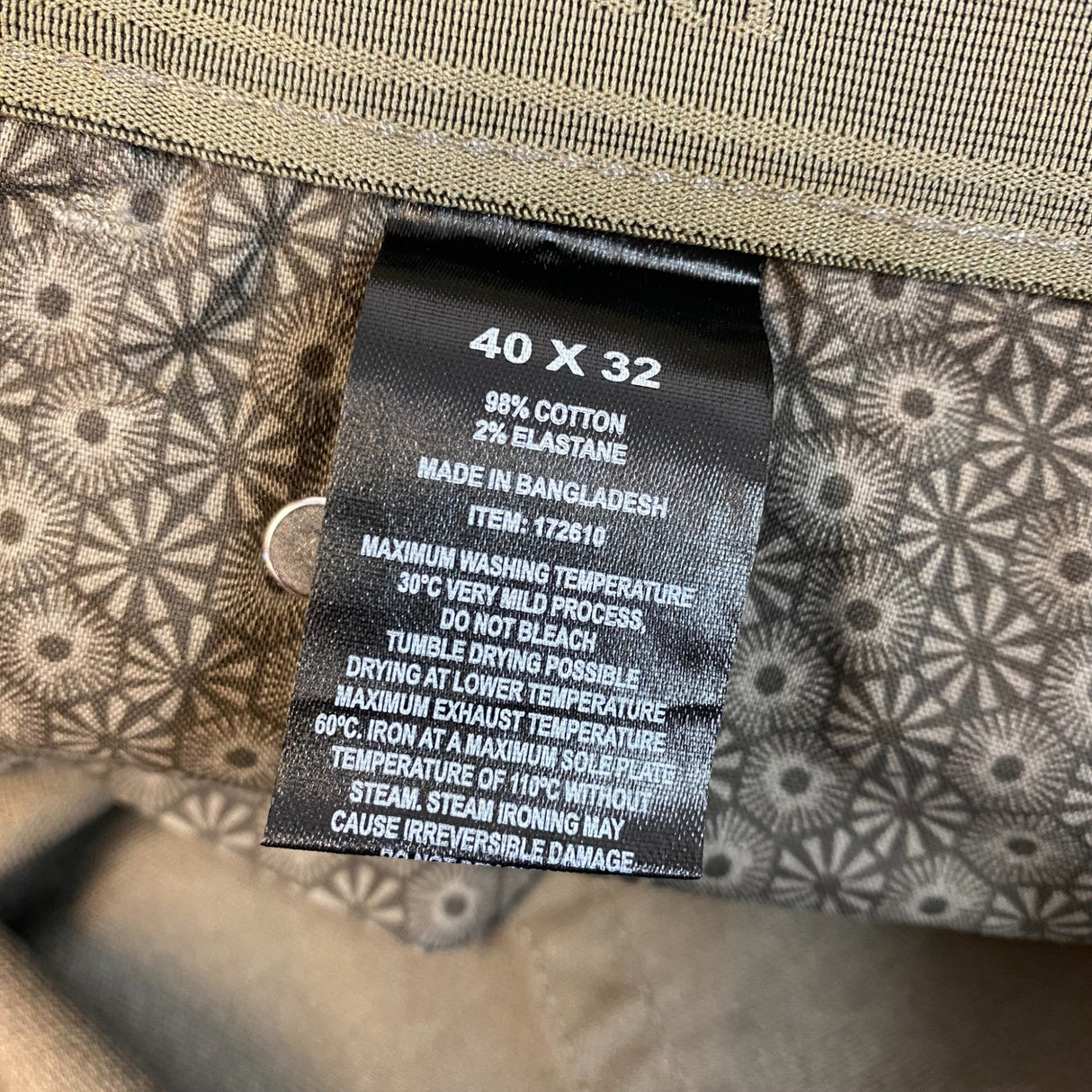 English Laundry Men's Straight Fit 5 Pocket Pants SIZE - 40x32