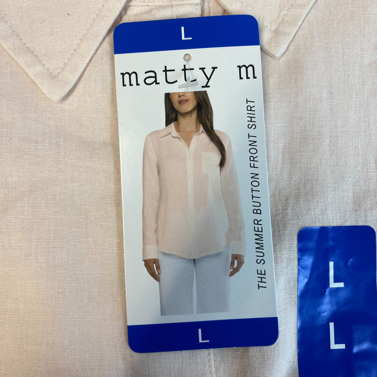 Matty M Women's The Summer Button Front Shirt SIZE - Large