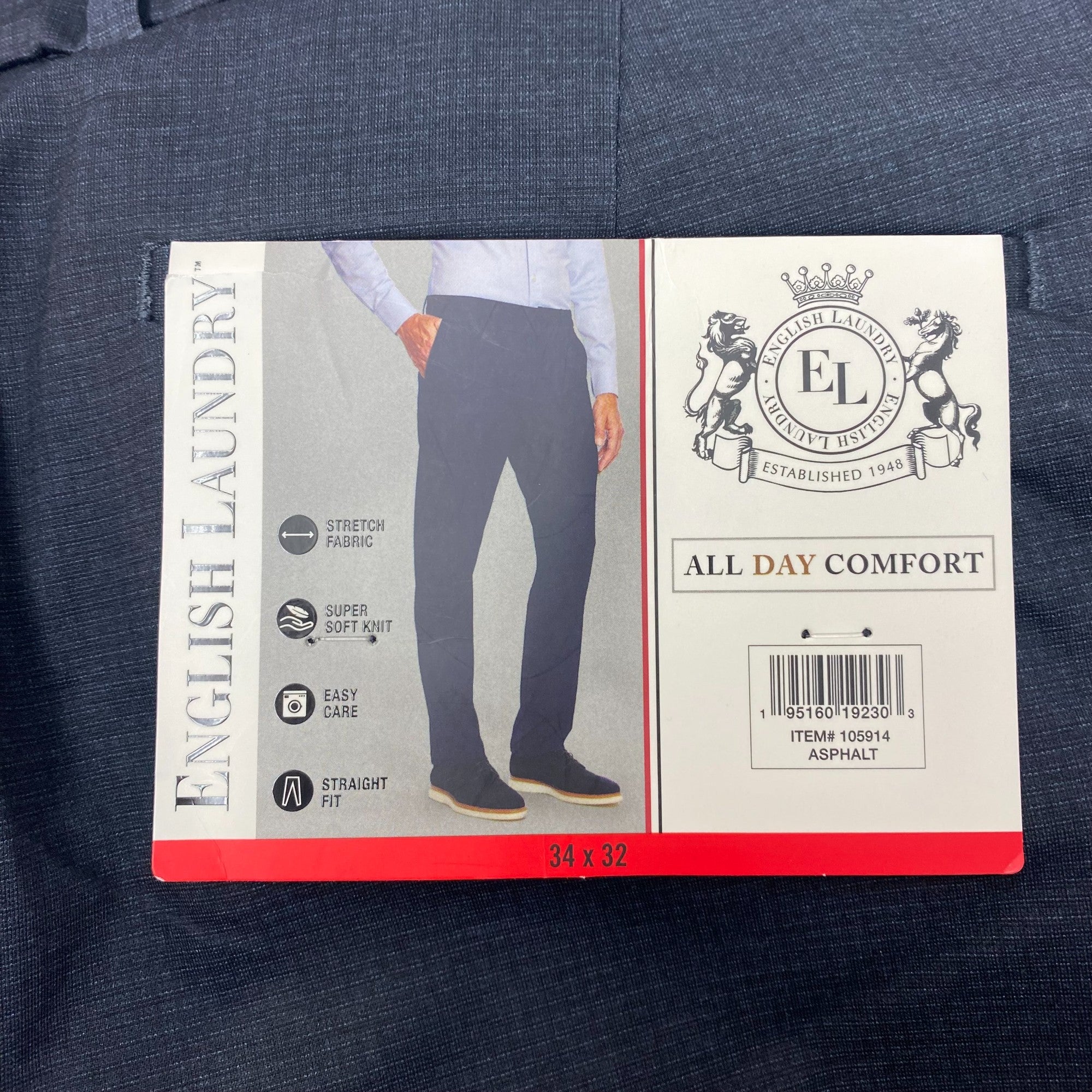 English Laundry Men's All Day Comfort Pants SIZE - 34