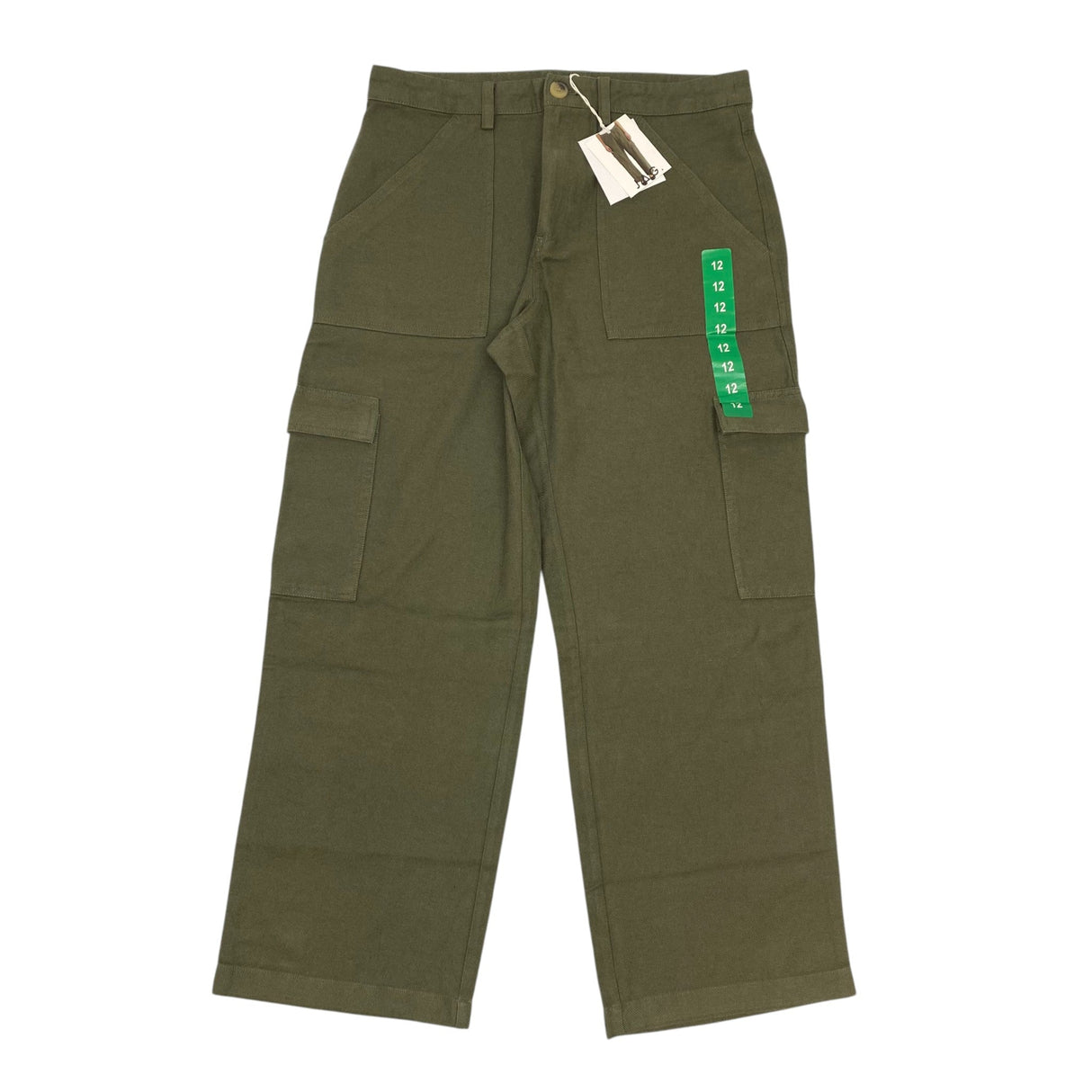 Jag Women's Linen Twill Cargo Pants SIZE - 12