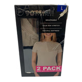 90 Degree By Reflex 2x Women's Mock Neck Crop Short Sleeve T-Shirts SIZE - Large