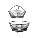 Gourmet Basics 2x Metal Fruit Baskets