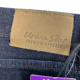 Urban Star Men's Relaxed Fit Straight Leg Jeans SIZE - 40x34