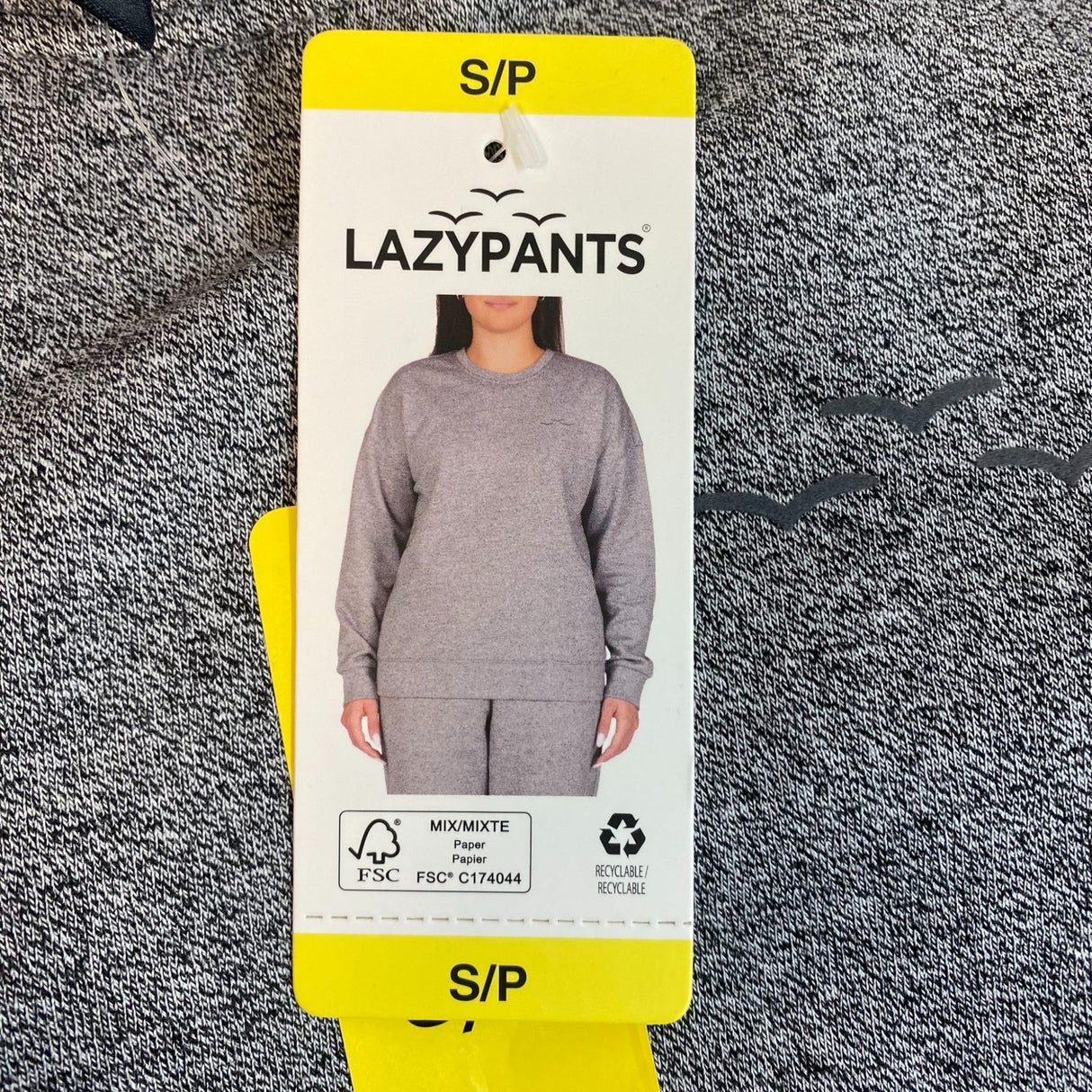 Lazypants Women's Classic Fit Sweater - Grey