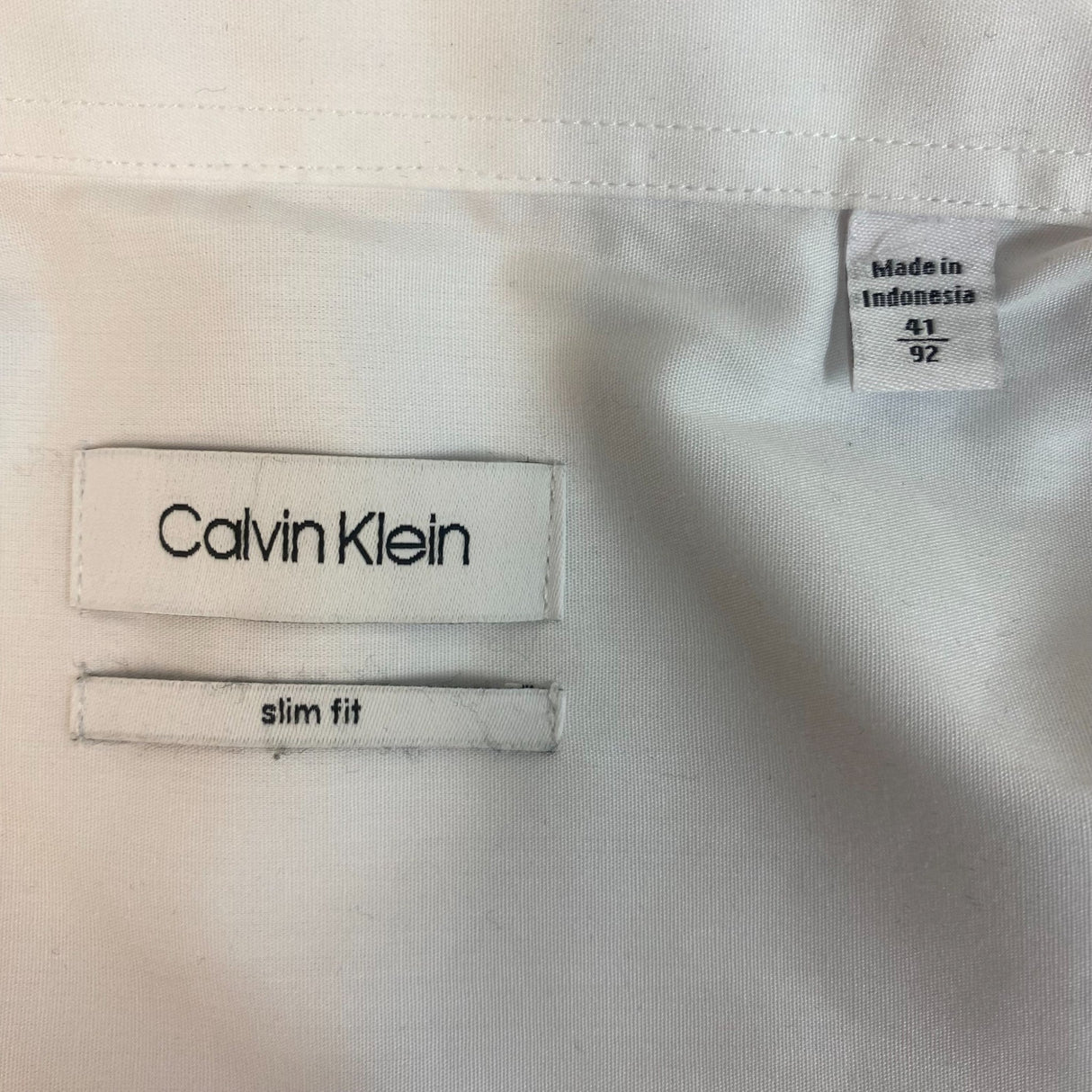 Calvin Klein Men's Slim Fit Steel+ Dress Shirt SIZE - 41