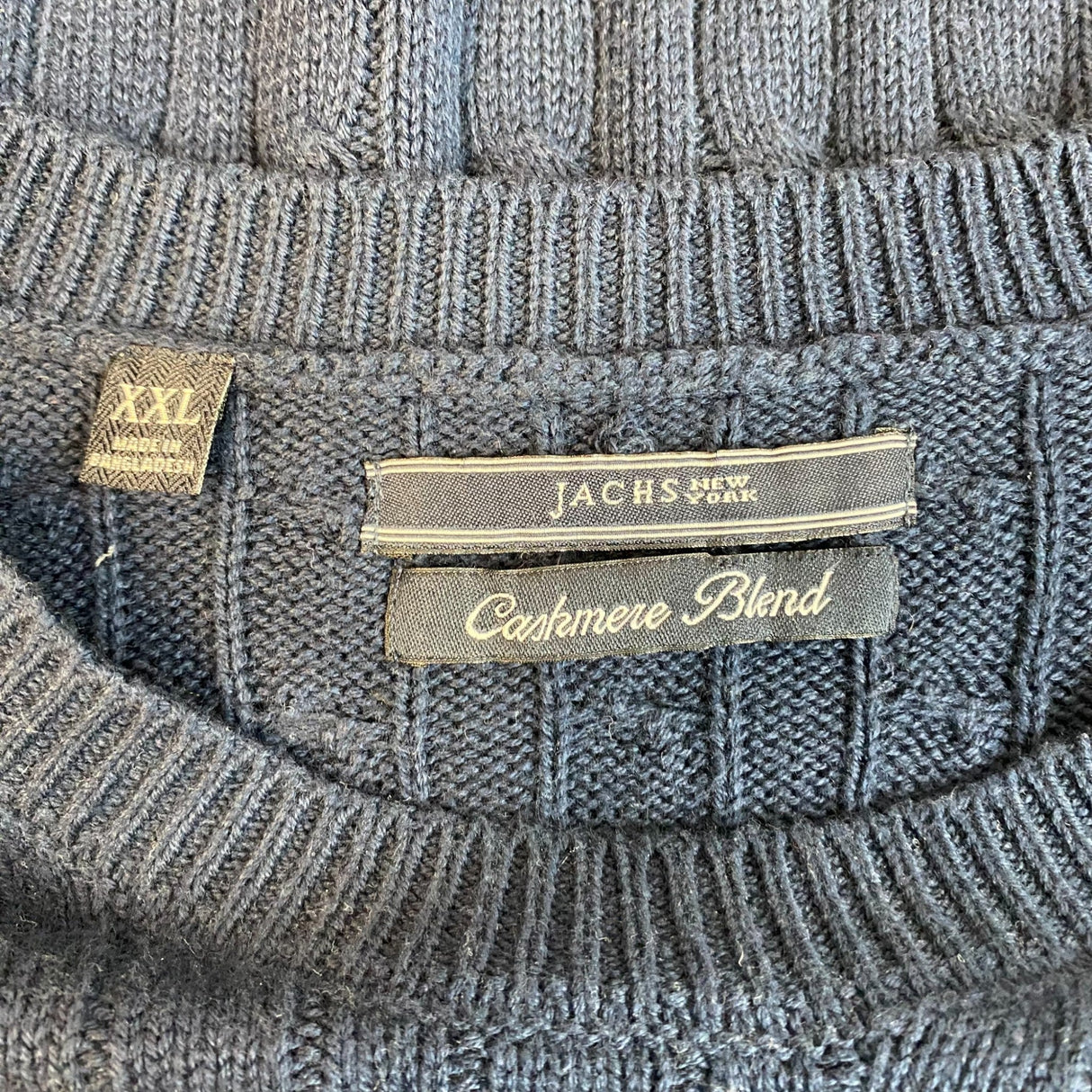 Jachs Men's Cashmere Blend Sweater SIZE - XXL