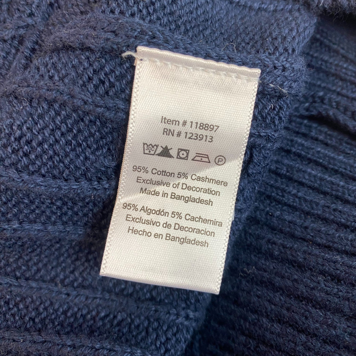 Jachs Men's Cashmere Blend Sweater SIZE - XXL