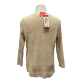 Jachs Women's Girlfriend Ribbed V-Neck Sweater SIZE - Medium