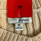 Jachs Women's Girlfriend Ribbed V-Neck Sweater SIZE - Medium