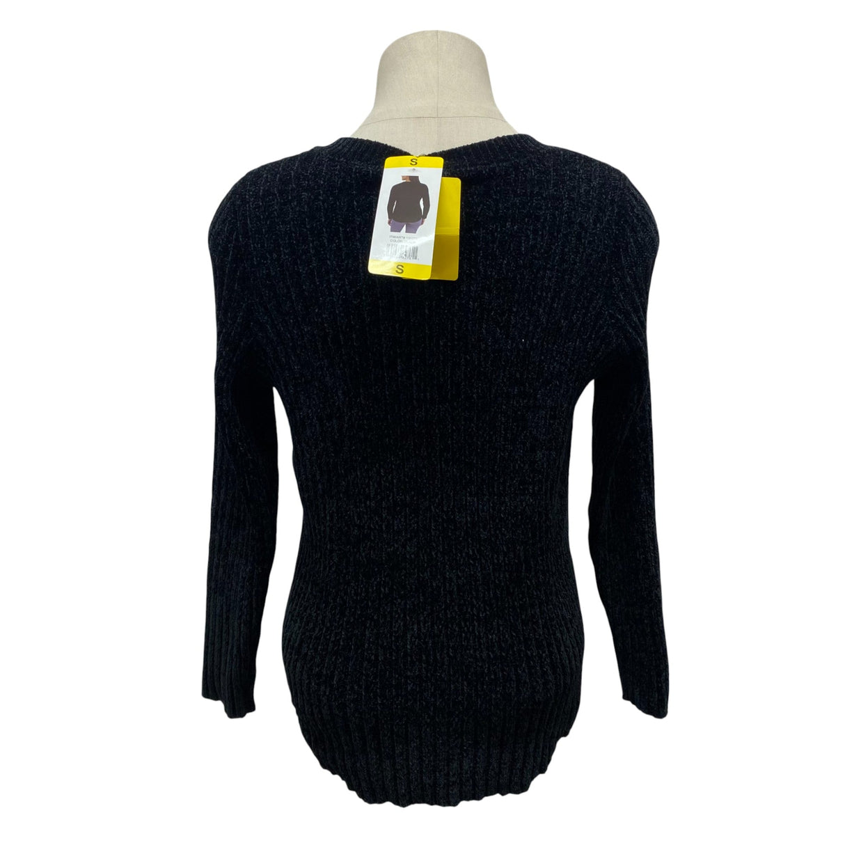 Jachs Women's Girlfriend Ribbed V-Neck Sweater SIZE - Small
