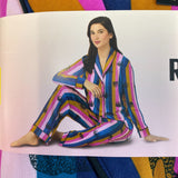 Room Service Women's Shawl Collar Pyjama Set