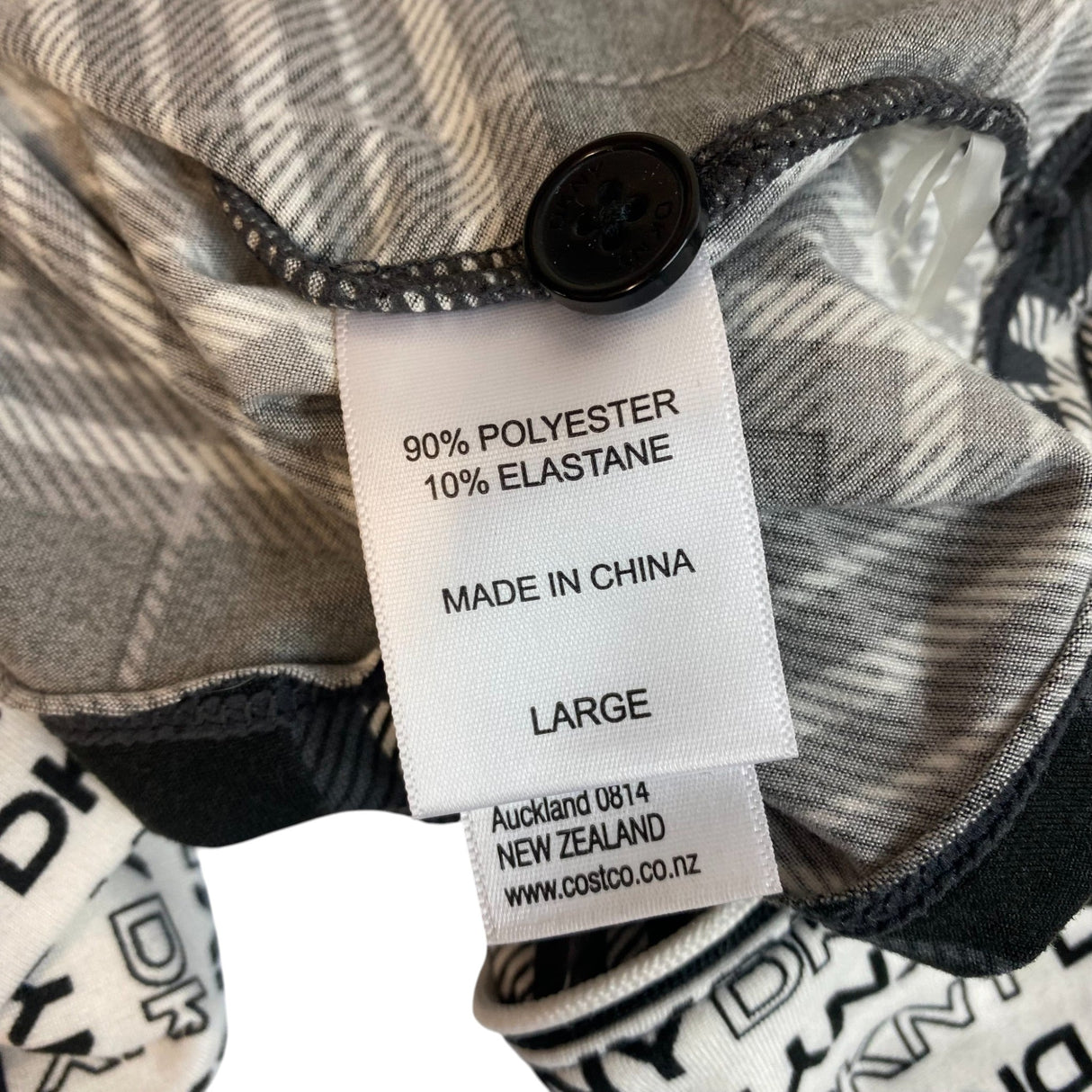 DKNY Women's Notched Collar Pyjama Set - Black Plaid SIZE - Large