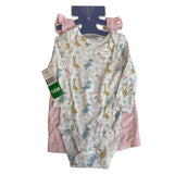 Wondernauts Girls Organic Cotton 2 Piece Clothing Set - Size 18M