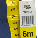 Pekkle Girls 4 Piece Clothing Set - Animals - Size 6M