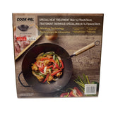 Yoshikawa Carbon Steel Cook-Pal Wok 36cm