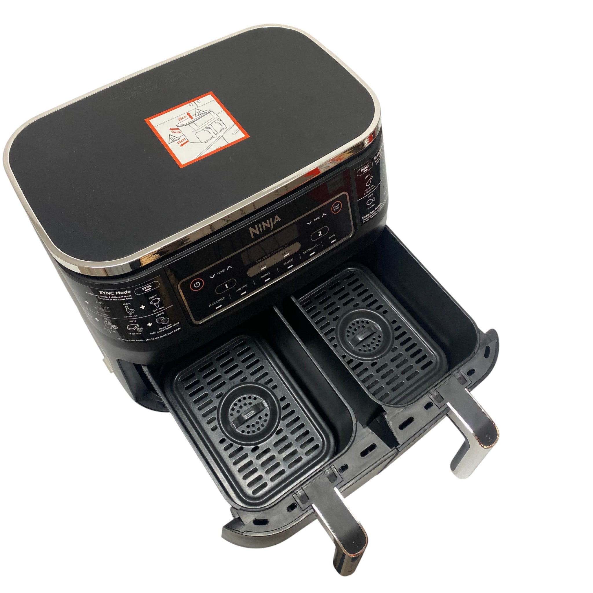 Ninja Foodi Af300 Dual Zone Air Fryer 7.6L