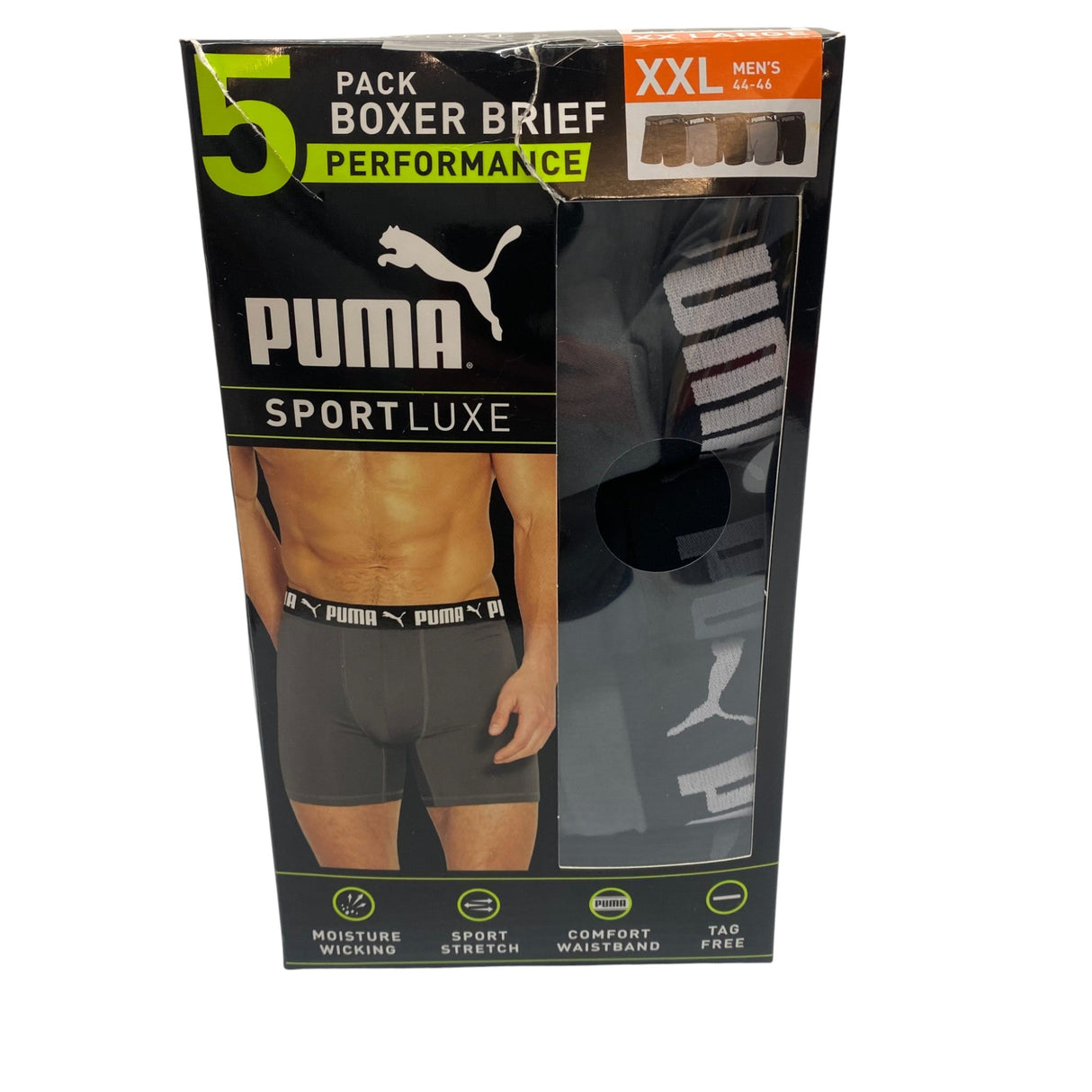 Puma 5x Men's Boxer Briefs SIZE - XXL