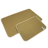 Mineral Spring 2x Textured Woven Cotton Memory Foam Bath Mat