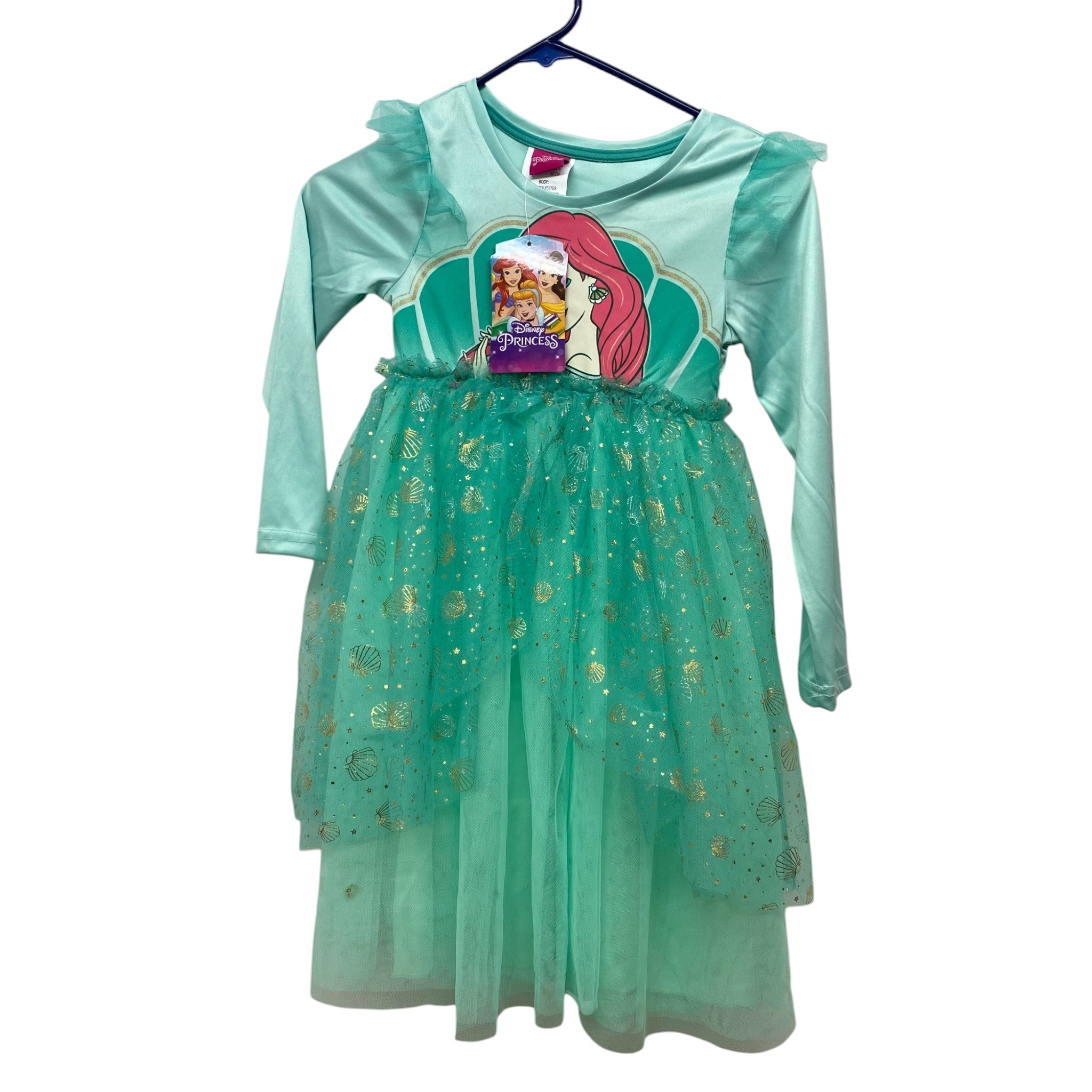 Disney Princess Girls Arial Dress SIZE - 7