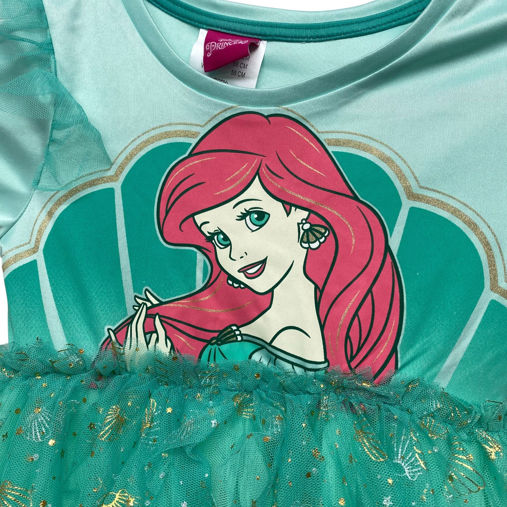 Disney Princess Girls Arial Dress SIZE - 7