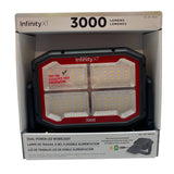 Infinity X1 Dual Powered Solar Work Light 3000 Lumen