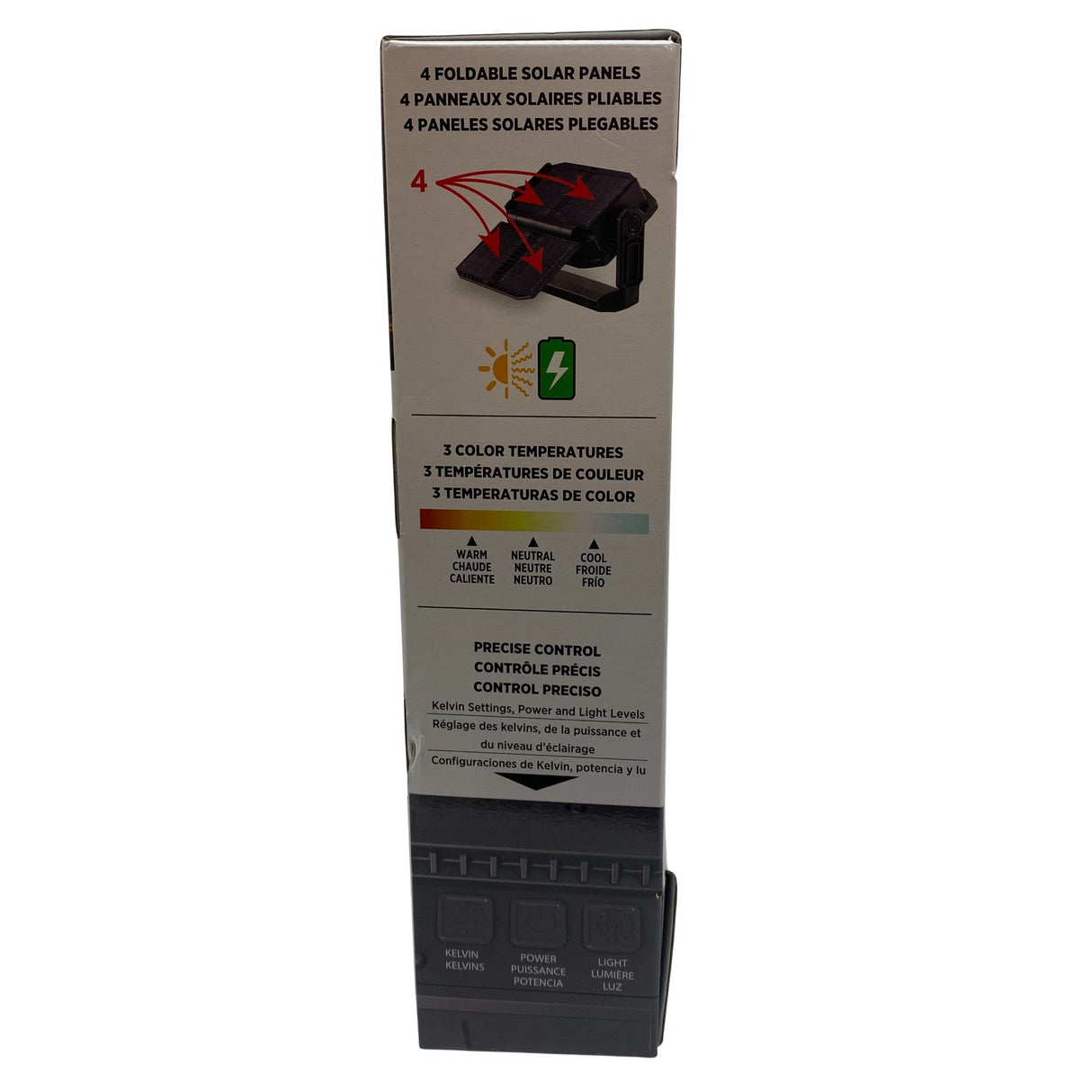 Infinity X1 Dual Powered Solar Work Light 3000 Lumen