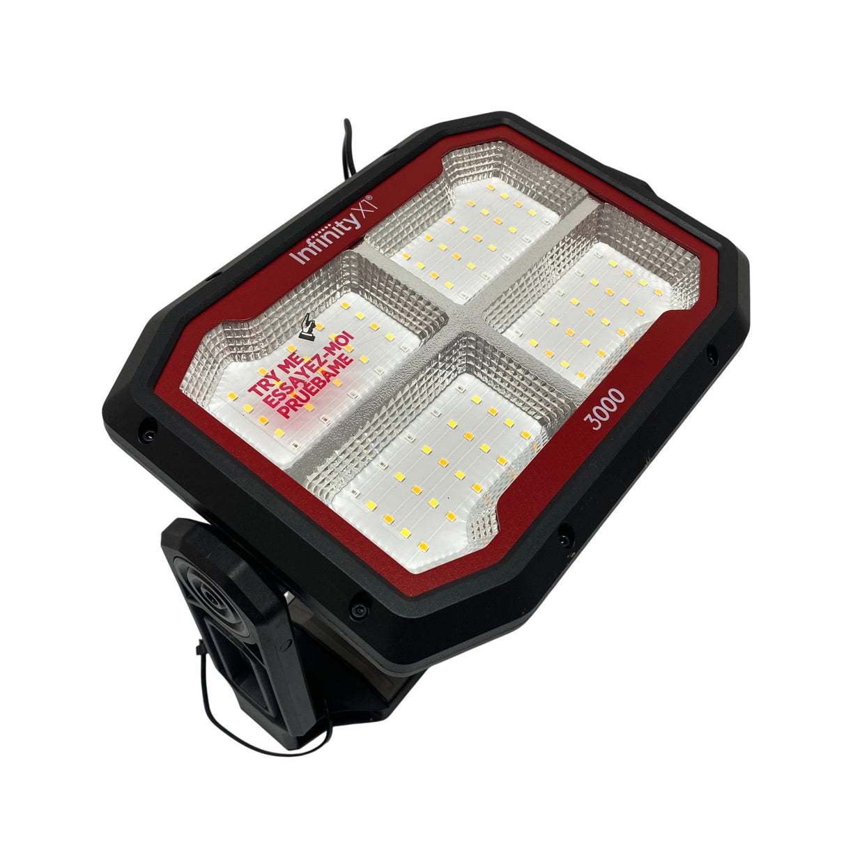 Infinity X1 Dual Powered Solar Work Light 3000 Lumen - Minor Product Damage