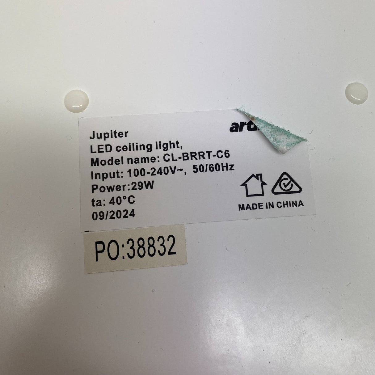 Artika Jupiter LED Ceiling Light with Remote Control 58cm