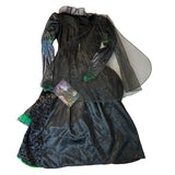 Teetot Cute Green Witch Costume - Size 7-8Y