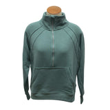 Danskin Women's Mixed Rib Half Zip Jacket SIZE - Large