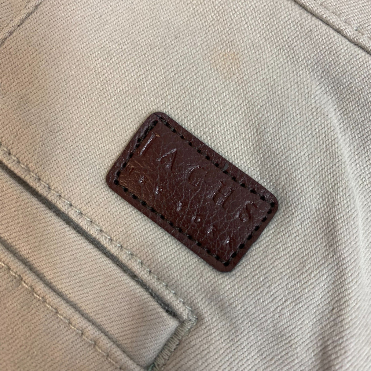 Jachs Men's Bowie Fit Mid-Rise Slim Straight Leg Pants SIZE - 34