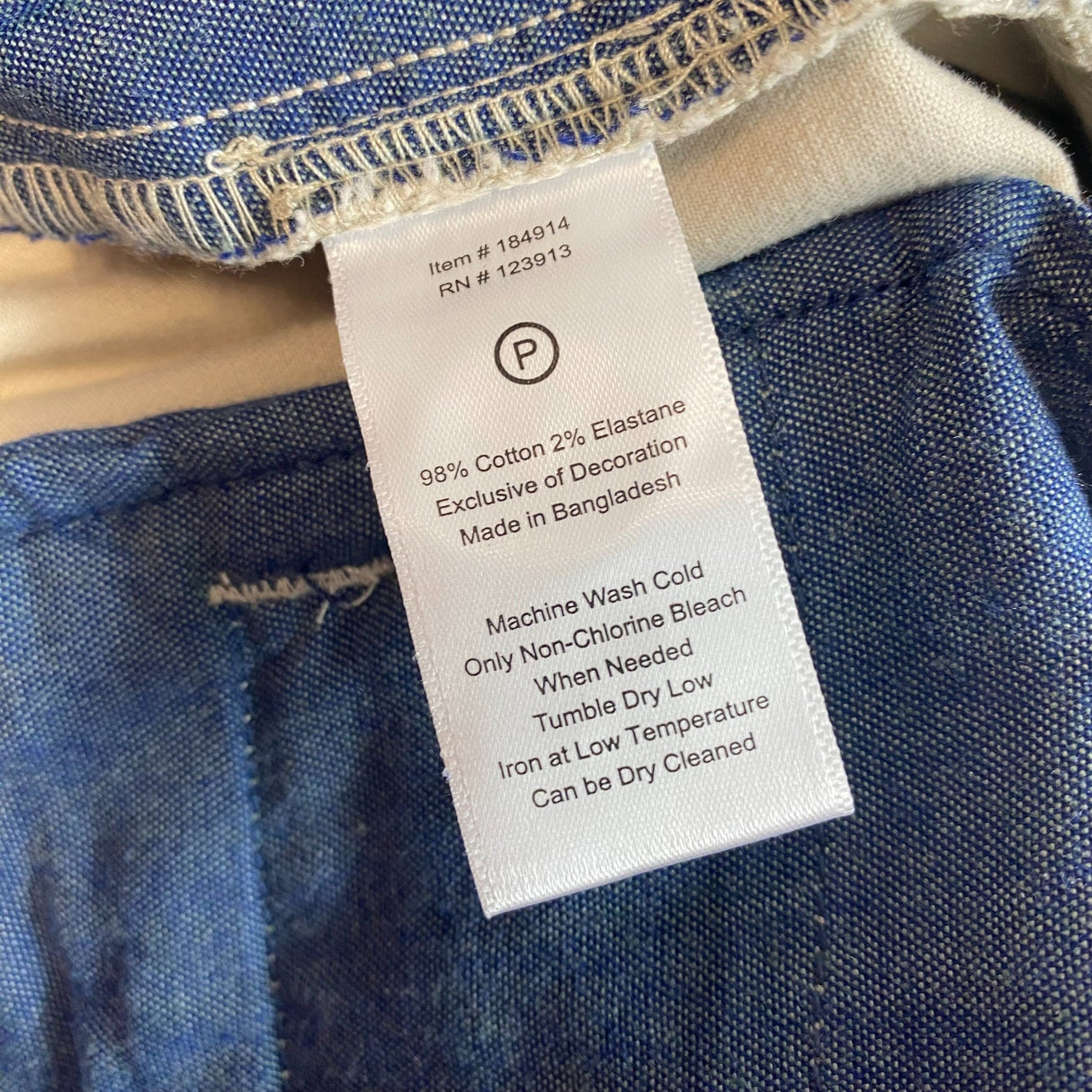 Jachs Men's Bowie Fit Mid-Rise Slim Straight Leg Pants SIZE - 34