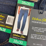 Urban Star Men's Relaxed Fit Straight Leg Jeans SIZE - 38