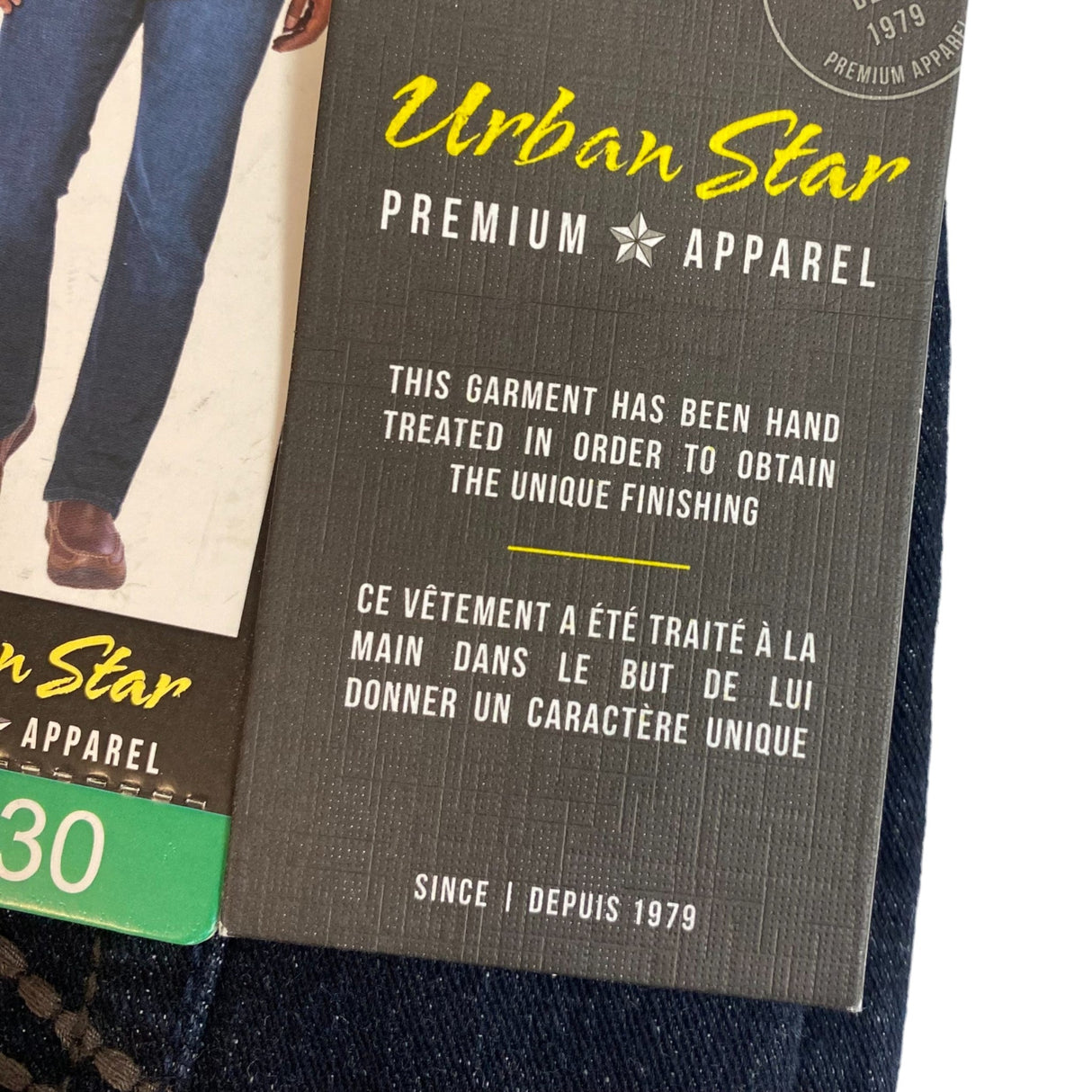 Urban Star Men's Relaxed Fit Straight Leg Jeans SIZE - 38