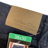 Urban Star Men's Relaxed Fit Straight Leg Jeans SIZE - 38