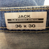 Buffalo Men's Slim Straight Stretch Jeans SIZE - 36