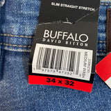 Buffalo Men's Slim Straight Stretch Jeans SIZE - 34