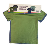 Cloud & Sky 2x Boys Sequin Flip Tees - Blue Combo Green SIZE - 4