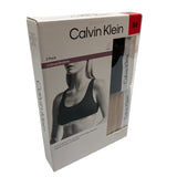 Calvin Klein 2x Women's Unlined Bralette SIZE - Medium