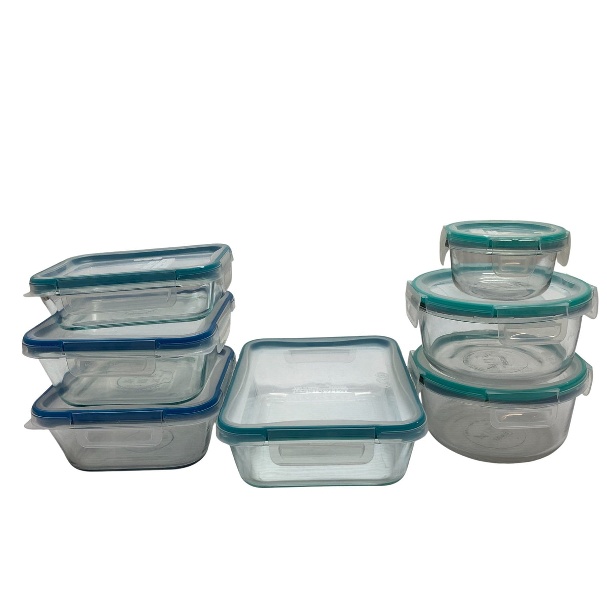 Snapware 7 Piece Glass Snapware Set with Lids - Collection Only