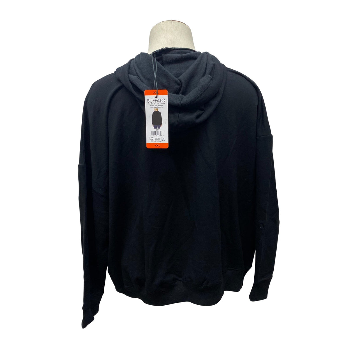 Buffalo Women's Super Soft Hoodie With Side Pockets SIZE - XXL