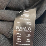 Buffalo Women's Super Soft Hoodie With Side Pockets SIZE - XXL
