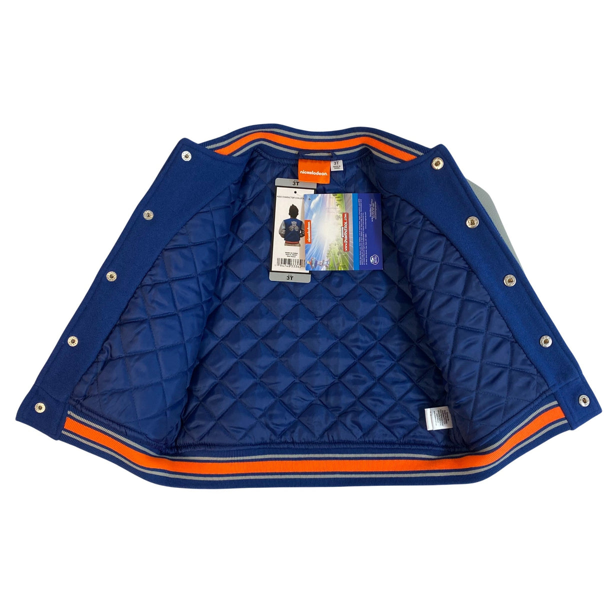 Nickelodeon Boys Paw Patrol College Jacket SIZE - 3