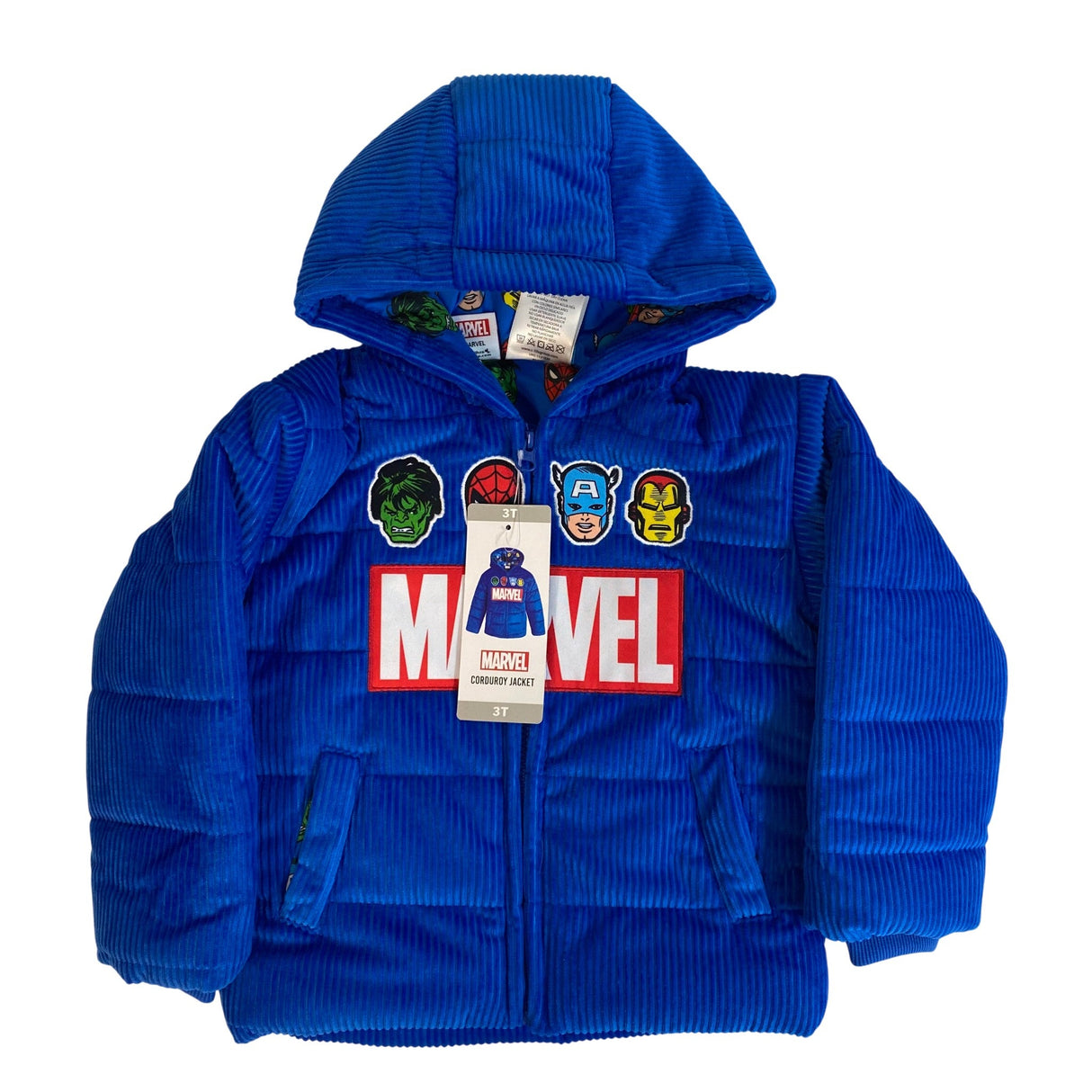 Marvel Kids Corduroy Jacket SIZE - 3