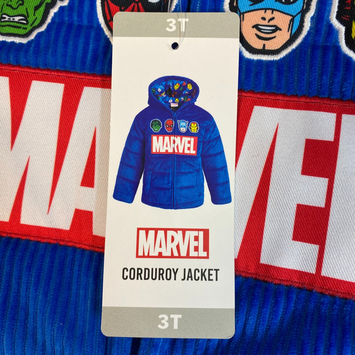 Marvel Kids Corduroy Jacket SIZE - 3