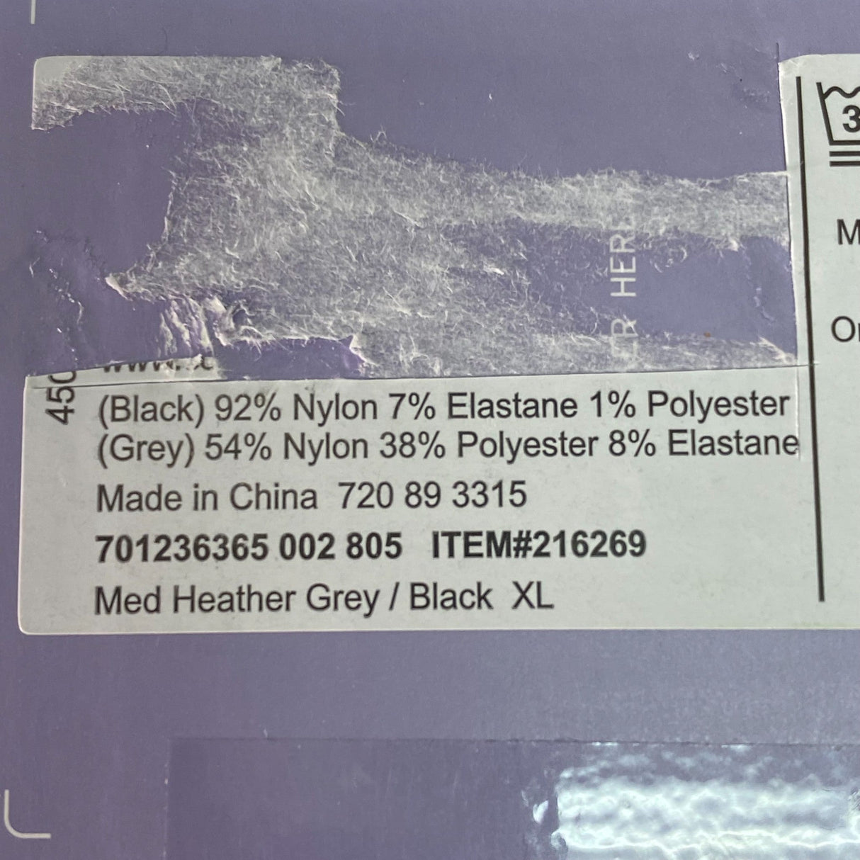 Puma 2 Pack Sports Bra Grey/Black SIZE - Extra Large